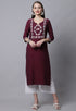 Pure Cambric Cotton Heavy Embroidered Kurti