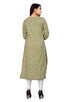 Green Cotton Jaipuri Printed Kurti
