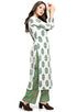 White Pure Cotton Jaipuri Printed Kurta With Palazzo