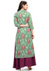 Sage Green Pure Cotton Jaipuri Printed Kurti