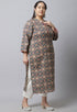 Pure Cambric Cotton Jaipuri Printed Plus Size Kurti