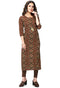 Multicolor Pure Cambric Cotton Jaipuri Printed Kurti