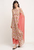 Multicolor Pure Cambric Cotton Printed Kurta Set With Dupatta
