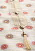 Beige Heavy Silk Banarasi Weaving Work Unstitched Salwar Suit Material - Rajnandini