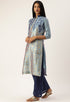 Blue Heavy Silk Banarasi Weaving Work Unstitched Salwar Suit Material
