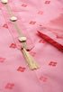 Baby Pink Heavy Silk Banarasi Weaving Work Unstitched Salwar Suit Material - Rajnandini