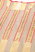 Beige Cotton Embroidered Unstitched Salwar Suit Material - Rajnandini