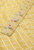 Yellow chanderi silk Embroidered Unstitched Salwar Suit Material