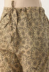 Brown Pure Cambric Cotton Printed Unstitched Salwar Suit Material