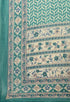 White Pure Cambric Cotton Printed Unstitched Salwar Suit Material