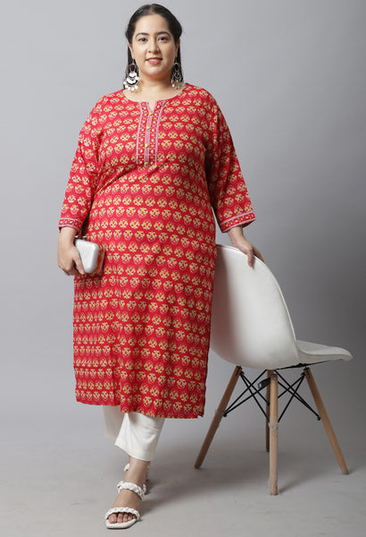 Plus size shop cotton kurtis online