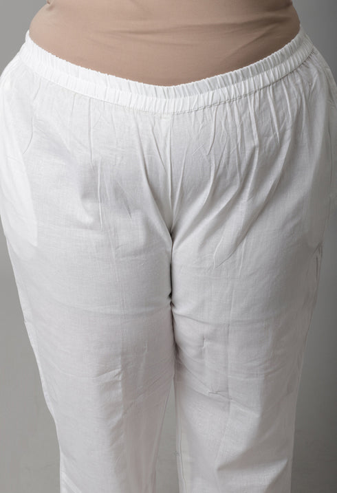 Pure Cambric Cotton Embroidered Kurta Set With Dupatta