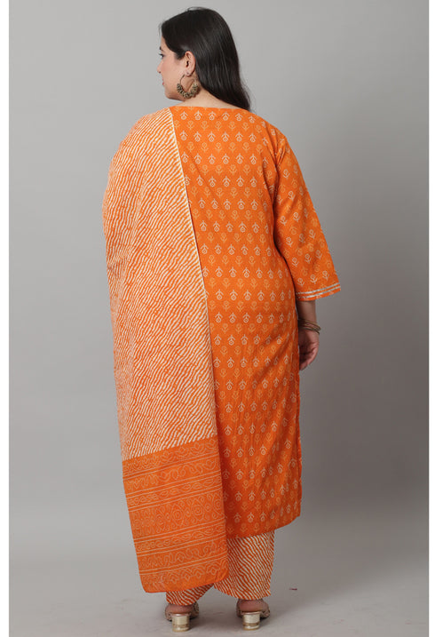 Pure Cambric Cotton Embroidered Kurta Set With Dupatta