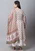 Pure Cambric Cotton Printed Plus Size Kurta Set With Dupatta