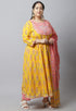 Pure Cambric Cotton Embroidered Plus Size Kurta Set With Dupatta