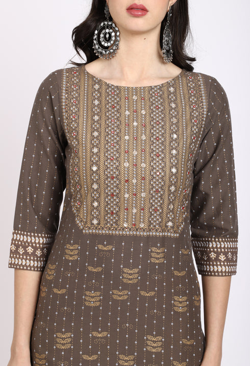 Rajnandini Pure Cotton Kurta Set With Dupatta