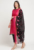 Rajnandini Magenta Cotton Blend Printed Salwar Suit
