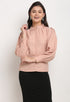 Dusty Pink Polyester Solid Top