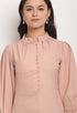 Dusty Pink Polyester Solid Top