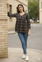 Black Pure Cotton Floral Printed Short Top