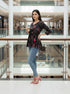 Blooming Casual Chic Cotton Jaipuri Printed Short Top