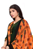 Green Cotton Blend Printed Ready to Wear Patiala Salwar Suit