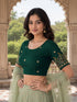 Rajnandini Women's Lycra Embroidered Readymade Blouse(BL1117GREEN0626)