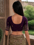 Rajnandini Women's Lycra Embroidered Readymade Blouse(BL1117WINE0626)