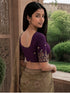 Rajnandini Women's Lycra Embroidered Readymade Blouse(BL1117WINE0626)