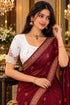 White Lycra Readymade Embroidered Blouse For Women