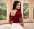 Rajnandini Women's Lycra Embroidered Readymade Blouse(BL6197MAROON0426)