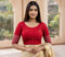 Rajnandini Women's Lycra Embroidered Readymade Blouse(BL6197RED0426)