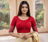 Rajnandini Women's Lycra Embroidered Readymade Blouse(BL6197RED0426)