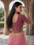 Rajnandini Women's Lycra Embroidered Readymade Blouse(BL6207ROSEPINK0426)