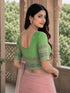 Rajnandini Women's Lycra Embroidered Readymade Blouse(BL6208PISTA0426)
