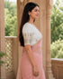Rajnandini Women's Lycra Embroidered Readymade Blouse(BL6208WHITE0426)