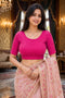 Rajnandini Women's Lycra Solid Readymade Blouse(BL6210PINK0826)