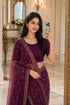 Rajnandini Women's Lycra Solid Readymade Blouse(BL6210WINE0826)