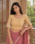Rajnandini Women's Lycra Embroidered Readymade Blouse(BL6213BEIGE0426)