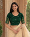 Rajnandini Women's Lycra Embroidered Readymade Blouse(BL6213GREEN0426)