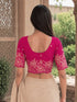 Rajnandini Women's Lycra Embroidered Readymade Blouse(BL6213PINK0426)