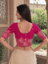 Rajnandini Women's Lycra Embroidered Readymade Blouse(BL6213PINK0426)