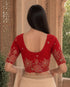 Rajnandini Women's Lycra Embroidered Readymade Blouse(BL6213RED0426)