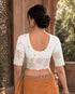 Rajnandini Women's Lycra Embroidered Readymade Blouse(BL6213WHITE0426)