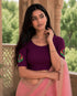 Rajnandini Women's Lycra Embroidered Readymade Blouse(BL6221WINE0626)