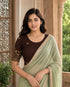 Rajnandini Women's Lycra Embroidered Readymade Blouse(BL6224COFFEE0626)
