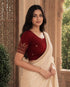 Rajnandini Women's Lycra Embroidered Readymade Blouse(BL6224MAROON0626)