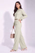 OffWhite Lycra Solid Oversized Strachable Coords Set