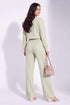 OffWhite Lycra Solid Oversized Strachable Coords Set