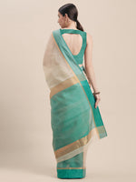 Load image into Gallery viewer, Cotton Woven Traditional Saree with Blouse Piece